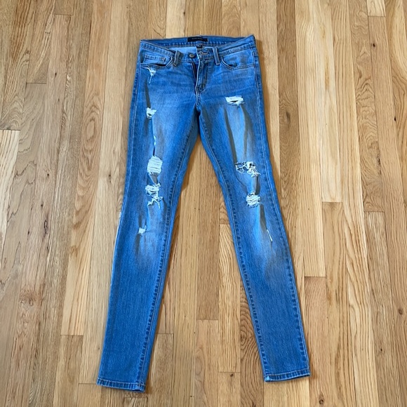 Flying Monkey Distressed Skinny Jeans - Picture 4 of 5